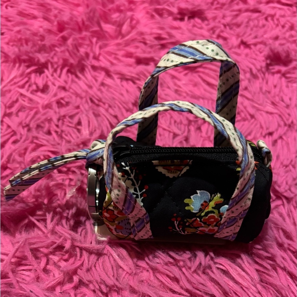 Vera Bradley Duffle Bag-Shaped Bag Charm
